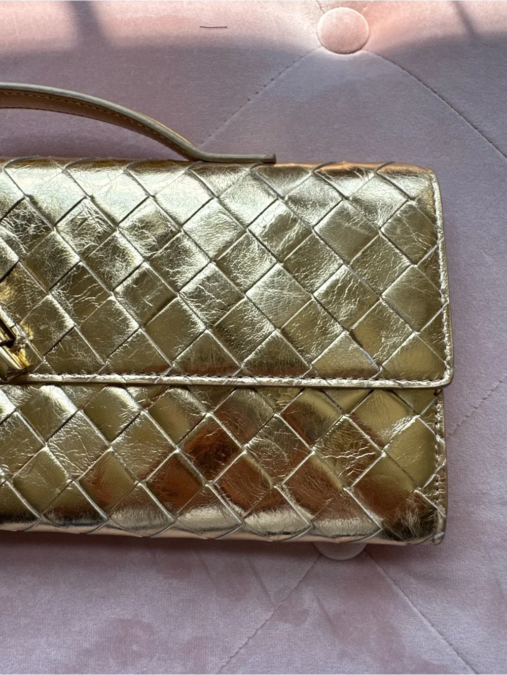 Bottega Veneta Andiamo Intrecciato Clutch Bag